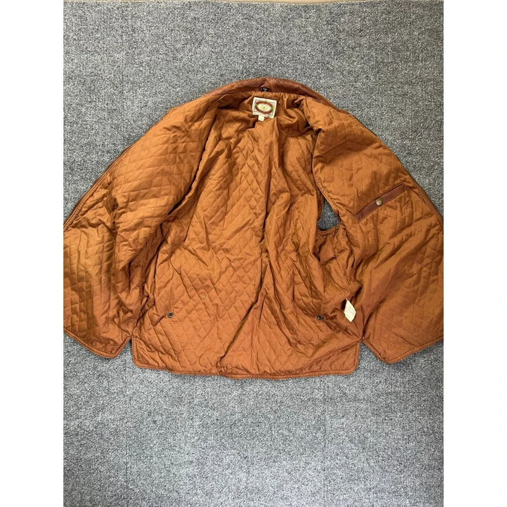 Banana Republic Leather Safari Bush Vest Mens M Brown Vintage 1985 Mill Valley